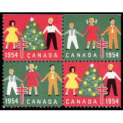 canada stamp christmas seals cs53 christmas seals 1954