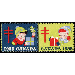 canada stamp christmas seals cs54 christmas seals 1955 M VFNH