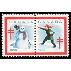 canada stamp christmas seals cs57 christmas seals 1958