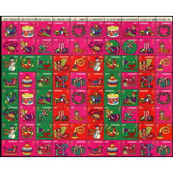 canada stamp christmas seals cs70 christmas seals 1971 M PANE 80