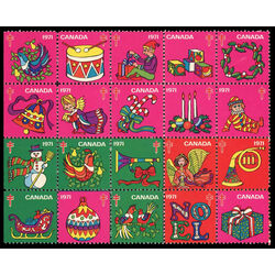 canada stamp christmas seals cs70 christmas seals 1971 M VFNH