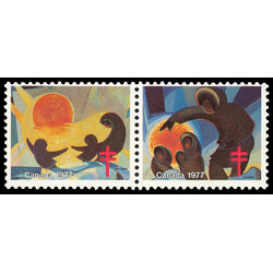 canada stamp christmas seals cs76 christmas seals 1977