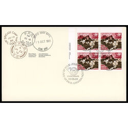 canada stamp 1094 soldiers handling mail 34 1986 FDC UL