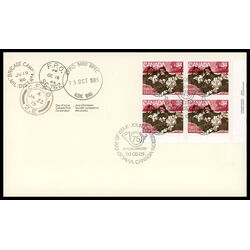 canada stamp 1094 soldiers handling mail 34 1986 FDC LR