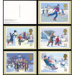 great britain stamp phq131a e christmas 1 33 1990