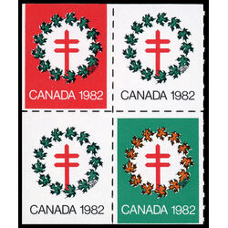 canada stamp christmas seals cs81 christmas seals 1982 M VFNH