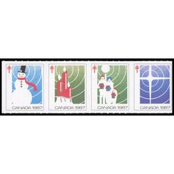 canada stamp christmas seals cs86 christmas seals 1987