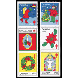 canada stamp christmas seals cs87 christmas seals 1988