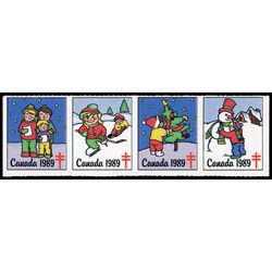 canada stamp christmas seals cs88 christmas seals 1989