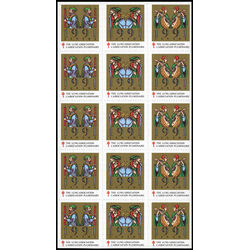 canada stamp christmas seals cs90 christmas seals 1991 M PANE