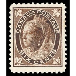 canada stamp 71 queen victoria 6 1897 M VF 059