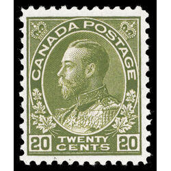 canada stamp 119c king george v 20 1912 M F VF 004