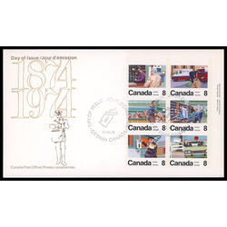 canada stamp 639a letter carrier service 1974 FDC UR