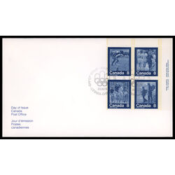canada stamp 632ai keep fit summer sports 1974 FDC UR