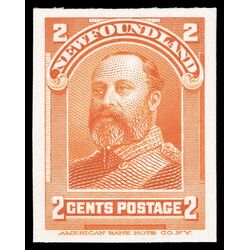 newfoundland stamp 81p king edward vii 2 1897 M VF 002
