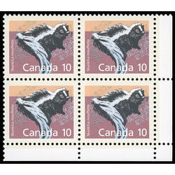 canada stamp 1160iii skunk 10 1988 CB LR
