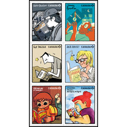 canada stamp 3519 24 block graphic novelists 7 44 2025