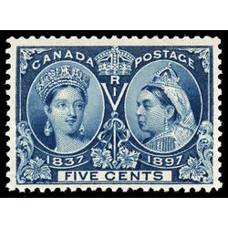 canada stamp 54 queen victoria diamond jubilee 5 1897 M VFNH 076