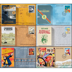 canada stamp 3519 24 fdc graphic novelists 7 44 2025