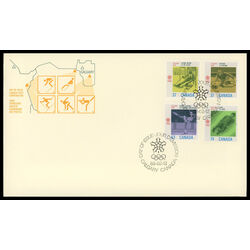 canada stamp 1195 8 fdc 1988 olympic winter games 1988