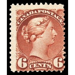 canada stamp 43 queen victoria 6 1888 M VG FNH 053