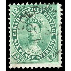 canada stamp 18 queen victoria 12 1859 U F 069