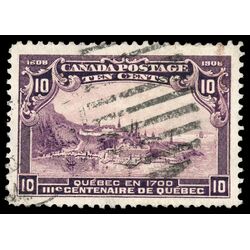 canada stamp 101 quebec in 1700 10 1908 U VF 075