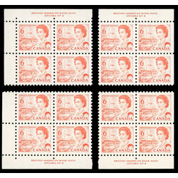canada stamp 459 queen elizabeth ii transportation 6 1968 PB SET %232