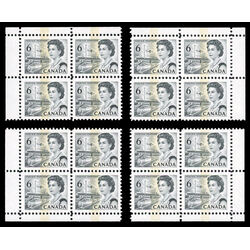 canada stamp 460fp queen elizabeth ii transportation 6 1972 CB SET