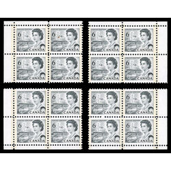 canada stamp 460fpvi queen elizabeth ii transportation 6 1972 CB SET