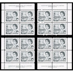 canada stamp 460f queen elizabeth ii transportation 6 1972 PB SET %232