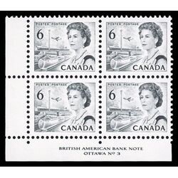 canada stamp 460 queen elizabeth ii transportation 6 1970 PB LL %233
