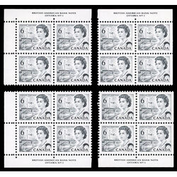 canada stamp 460 queen elizabeth ii transportation 6 1970 PB SET %231