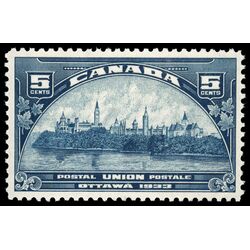 canada stamp 202 parliament buildings 5 1933 M VFNH 030