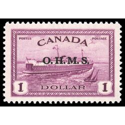 canada stamp o official o10 train ferry 1 00 1949 M XFNH 029