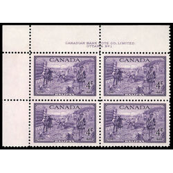 canada stamp 283 founding of halifax 4 1949 PB UL %231