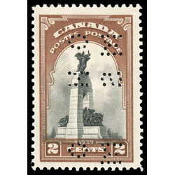 canada stamp o official o9 247 war memorial 2 1939