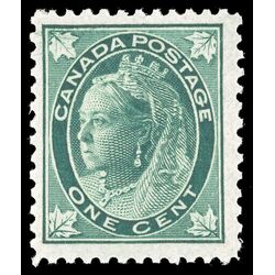 canada stamp 67 queen victoria 1 1897 M F VFNH 023