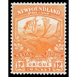 newfoundland stamp 123 ubique 12 1919 M XF 016