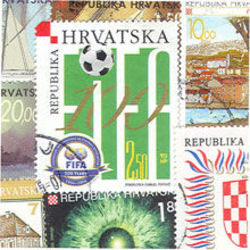 croatia pictorials stamp packet