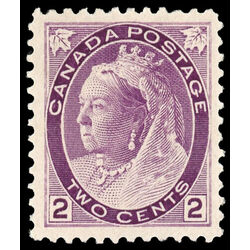 canada stamp 76 queen victoria 2 1898 M VFNH 033