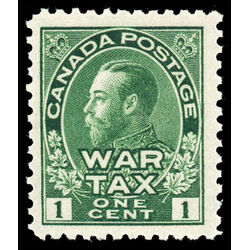 canada stamp mr war tax mr1 war tax 1 1915 M VFNH 011