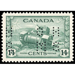canada stamp o official o9 259 ram tank 14 1942