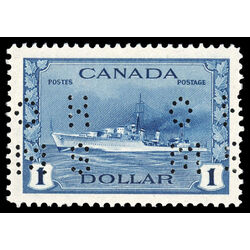 canada stamp o official o9 262 destroyer 1 00 1942 M VFNH 005
