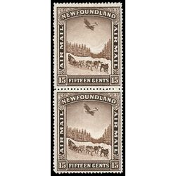 newfoundland stamp c9ii dog sled and airplane 1931 M VFNH 005