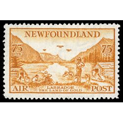 newfoundland stamp c17iii labrador land of gold 75 1933 M VF 006