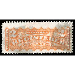 canada stamp f registration f1d registered stamp 2 1875 U VF 017
