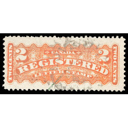 canada stamp f registration f1 registered stamp 2 1875 U F VF 048