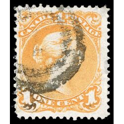 canada stamp 23 queen victoria 1 1869 U VF 067