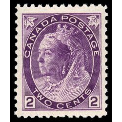 canada stamp 76 queen victoria 2 1898 M VF 034